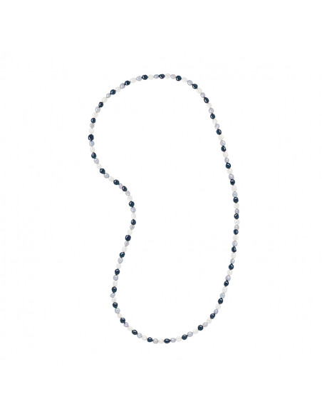 Baroque bead safety 6-7 mm - length 80 cm - HeeCourt
