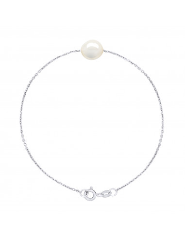 Bracelets Perle Baroque 8-9 mm - Chaîne Forçat...