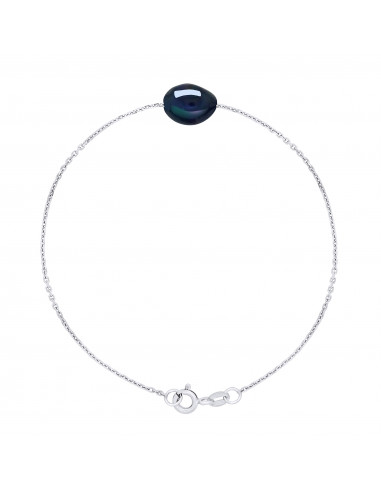 Bracelets Perle Baroque 8-9 mm - Chaîne Forçat...
