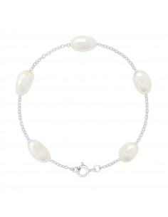 Bracelets 5 Baroque Beads 8-9 mm - Several Colors -...