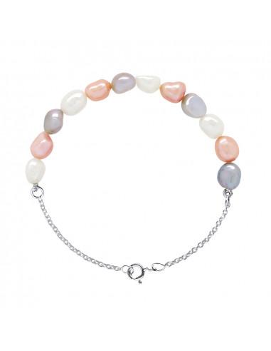 Bracelets Chainage Perles Baroques 6-7 mm -...