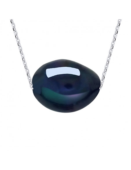 Baroque Pearl Necklaces 11-12 mm - Several Colors - Forçat String - Silver 925 - Cap d'Ail