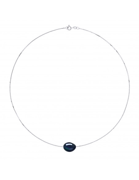 Colliers Perle Baroques 11-12 mm - Plusieurs Coloris - Chaîne Forçat - Argent 925 - CAP d'AIL