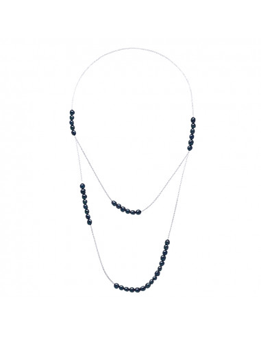 Sautoirs Chainage Double Perles Baroques 6-7 mm...