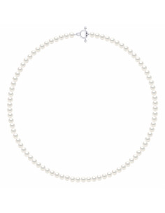 Necklace Rank of semi round 6-7 mm - 55 and 60 cm - 925...