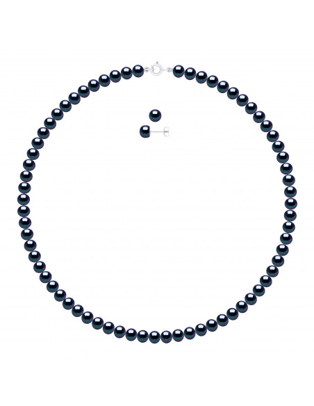 Parures Colliers et Boucles d'Oreilles - Tailles de 6 à 9 mm - Fermoir Ergonomique - Or 375 - BATIGNOLLES