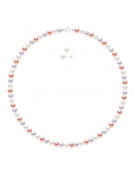 Necklaces and Earrings - Sizes from 6 to 9 mm - Ergonomic Clasp - Gold 375 - Batignolles