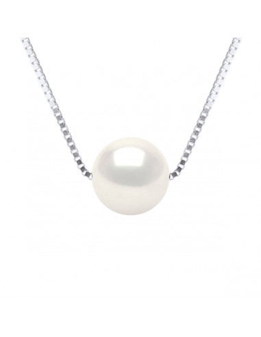Collier Perle Ronde 8-9 mm - Chaine Vénitienne...