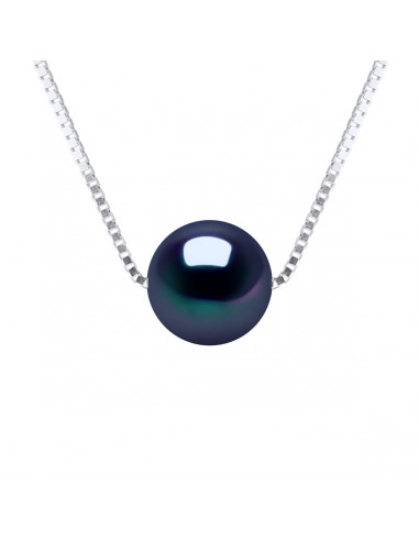 Collier Perle 8-9 mm - Chaine Vénitienne Argent...