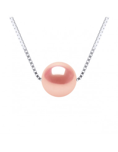 Collier Perle 8-9 mm - Chaine Vénitienne Argent...