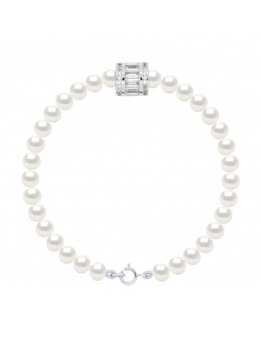 Bracelet Joaillerie Rang de Perles 5-6 mm - MANON