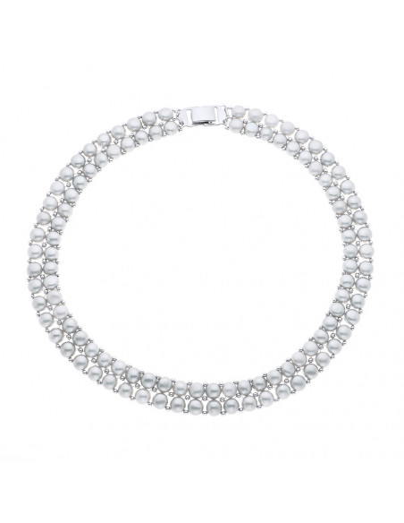 Collar Double Beads 3-4 mm - CLICK CLOSURE - Belleville