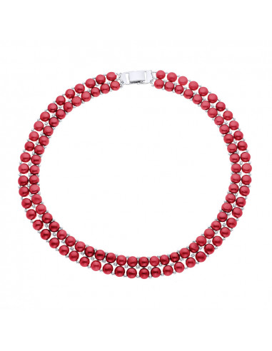 Collar Double Beads 3-4 mm - CLICK CLOSURE -...