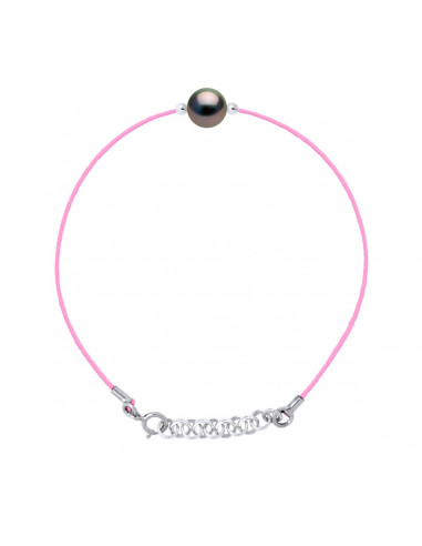 Bracelets Liens Cordon Perle de Tahiti Ronde...
