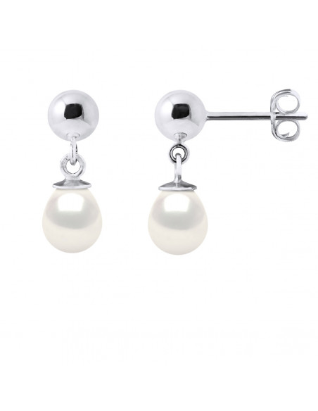 Pearl Pearl Beads 5-6 mm Earrings - 925 - Bandaras