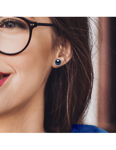 Boucles d'Oreilles Perles 10-11 mm - Entourage...