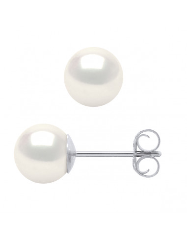 Boucles d'Oreilles Rondes 7-8 mm - Systèmes...