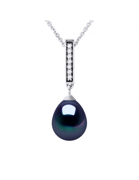 Collier Perle Poire 8-9 mm - Joaillerie Argent 925 - BERCY