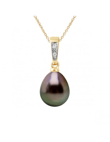 Prestige Pearl Pear Pear Pear 8-9 mm - Diamonds...
