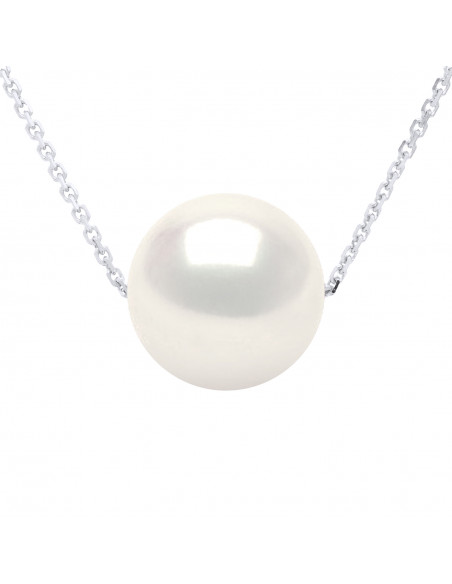 Necklaces Chain Round Beads - Sizes from 8 to 11 mm - Chain Forçat - Gold 375 - Neuilly