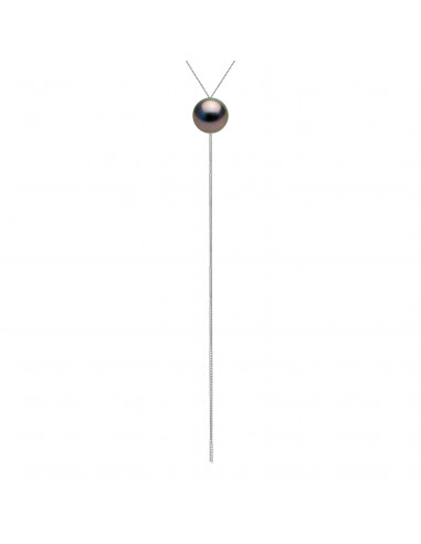 Tahitian Tahitian Tie Necklace 10-11 mm -...