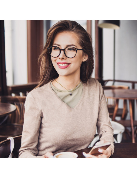 Prestige Necklace Tahitian Tahitian Pearl Round 11-12 mm - Venetian Chain 750 - Makatani