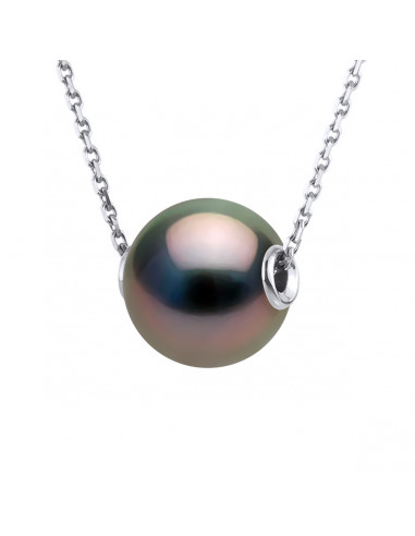 Collier Prestige Perle de Tahiti Ronde 11-12 mm...