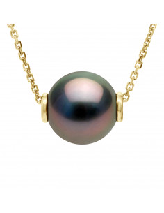 Round Tahitian Pearl Prestige Necklace 11-12 mm - Forçat...
