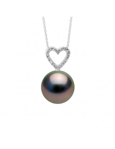 Collier Prestige Perle de Tahiti Ronde 10-11 mm...