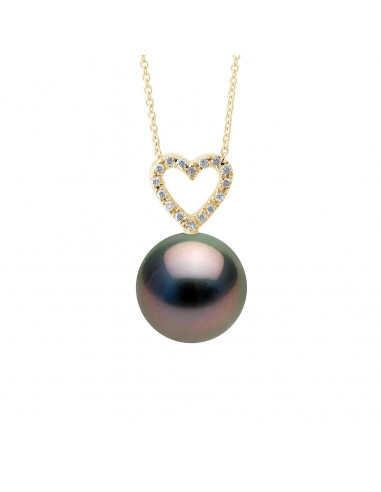 Collier Prestige Perle de Tahiti Ronde 10-11 mm...