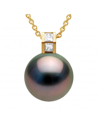 Pendentif Prestige Perle de Tahiti Ronde 10-11...