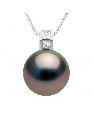 Pendentif Prestige Perle de Tahiti Ronde 10-11...