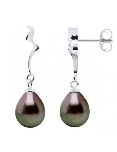 Earrings Tahiti Beads Poirs 9-10 mm - Strollers...