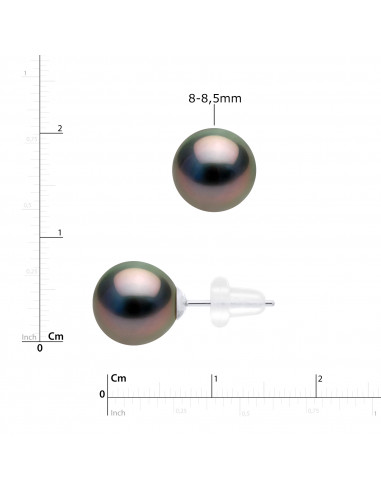 Round Tahiti Bead Earrings - Available in...