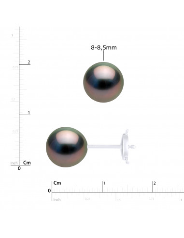 Boucles d'Oreilles PRESTIGE Perles de Tahiti...