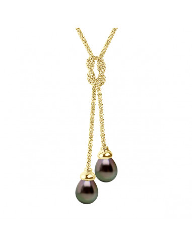 Collier Prestige Toi & Moi - Perles de Tahiti...