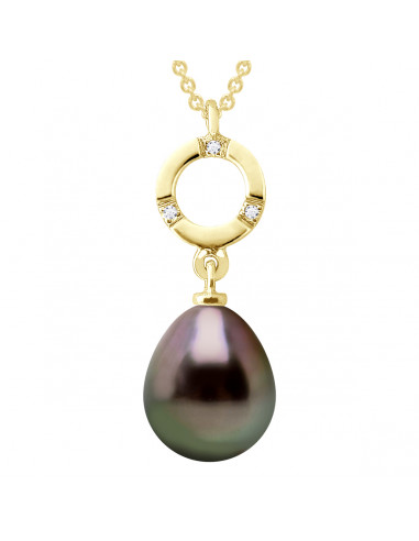 Jewelery Necklace Tahiti Pear Pear 8-9 mm -...