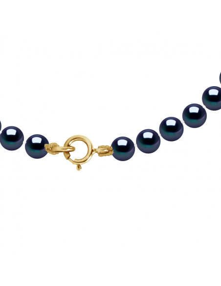 Bracelets Rangs de Perles Rondes - Tailles de 4 à 6 mm - Fermoir Ergonomique - Or 750 - AUTEUIL