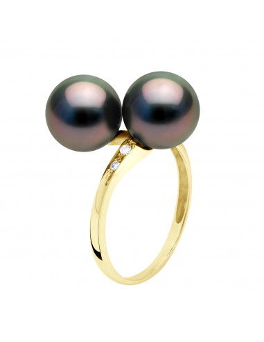 Ring You & Me Jewelry Round Tahitian Beads 8-9...