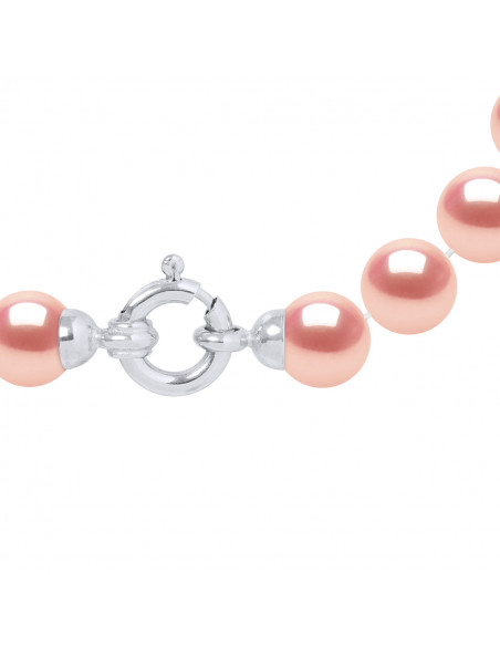 Bracelets Rangs de Perles Semi Rondes / Rondes - Tailles de 5 à 8 mm - Anneau Marin - Argent 925 - BIARRITZ