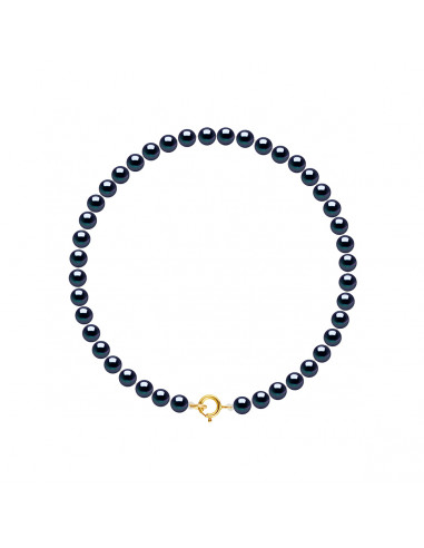 Bracelets Rangs de Perles d'Eau Douce Rondes -...