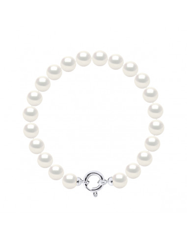 Bracelet Rang de Perles Rondes - Tailles de 7 à...