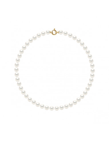 Colliers Rangs de Perles Rondes - Tailles de 7...