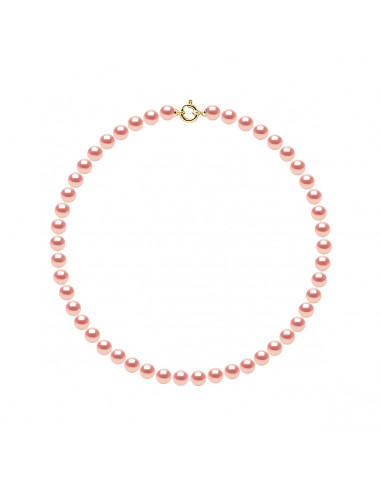 Colliers Rangs de Perles Rondes - Tailles de 7...