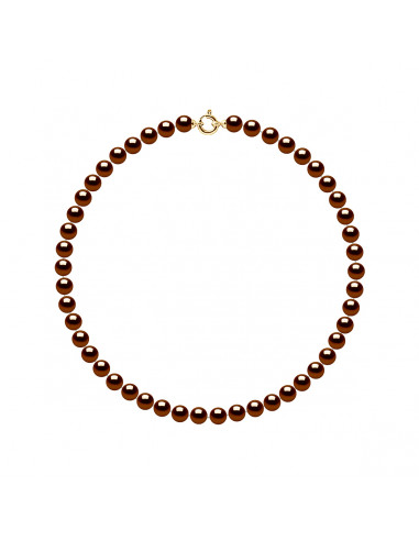 Colliers Rangs de Perles Rondes - Tailles de 7...