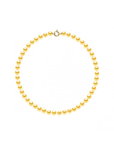 Colliers Rangs de Perles Rondes - Tailles de 7...