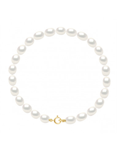 Bracelets Rangs de Perles Grain de Riz -...