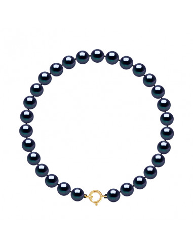 Bracelets Rangs de Perles Rondes - Tailles de 4 à 6 mm - Fermoir Ergonomique - Or 375 - BASTILLE