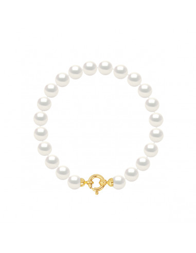 Bracelets Rangs de Perles Rondes - Tailles de 5...