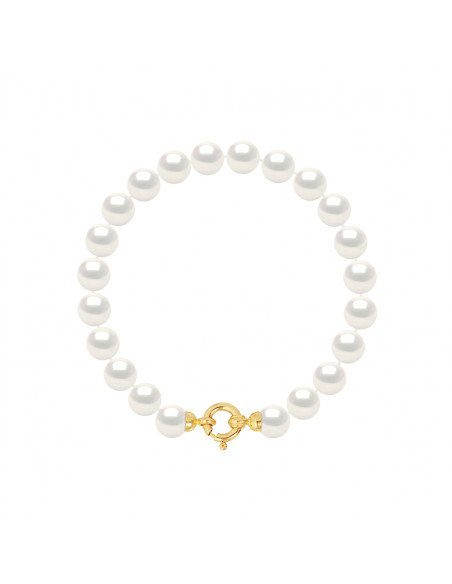Bracelets Rangs de Perles Rondes - Tailles de 5 à 7 mm - Anneau Marin - Or 375 - CONCORDE
